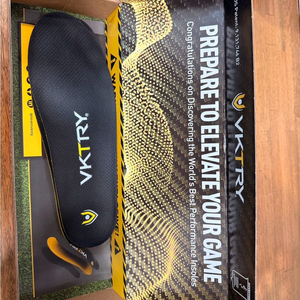 VKTRY Black Performance Insoles